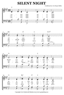 Thumbnail Silent night holy night - Choir Sheet Music