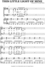 Thumbnail This little light of mine for Piano and Choir