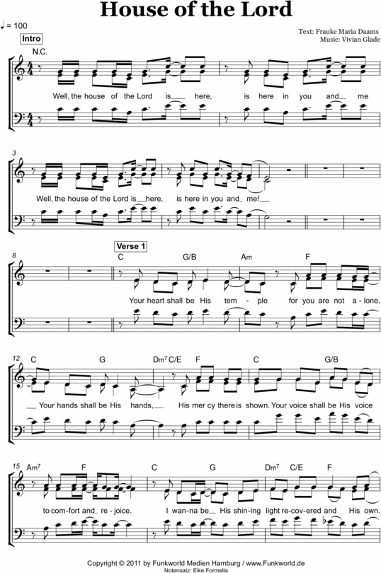 Product picture House of the Lord - Sheetmusic