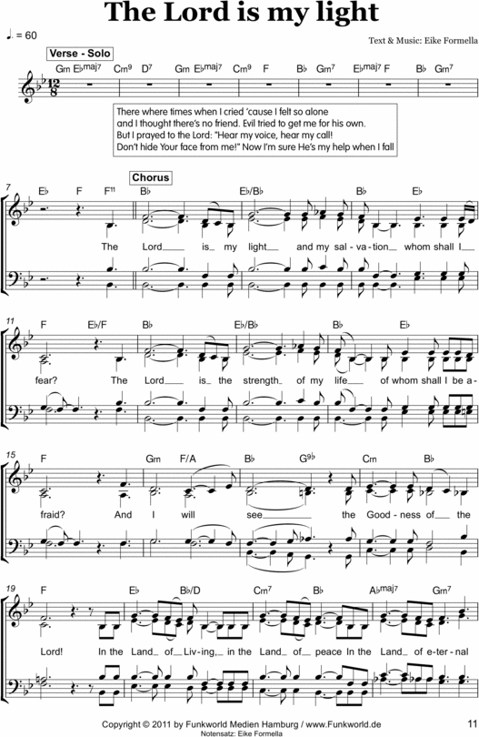 Product picture The Lord is my light