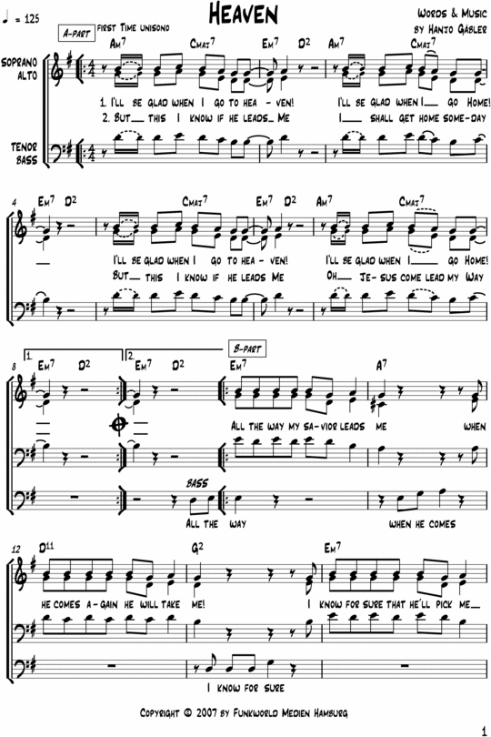 Product picture Heaven - Hanjo G&auml;bler