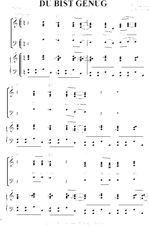 Product picture Du bist genug- Noten f&uuml;r Chor und Klavier