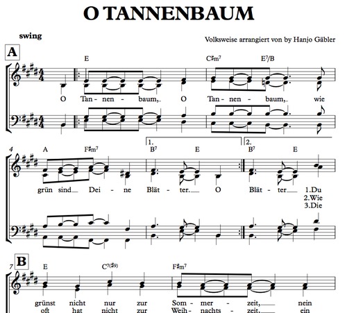 Product picture O Tannenbaum - Sheet Music for mixed Choir