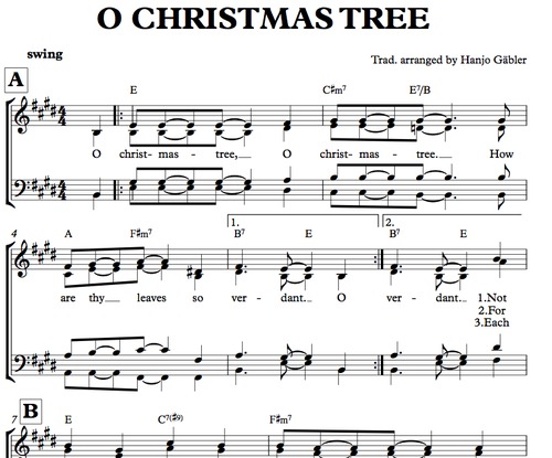 Product picture O christmas tree - Sheet Music for mixed choir