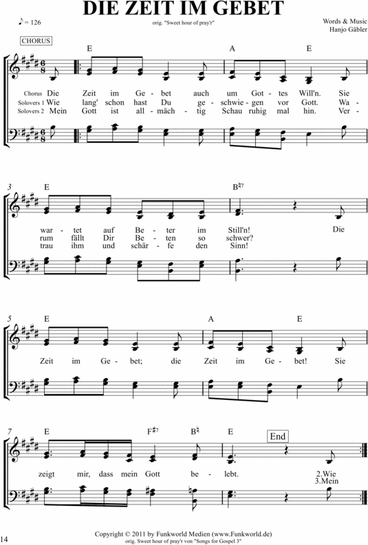 Product picture Die Zeit im Gebet - Deutscher Gospel