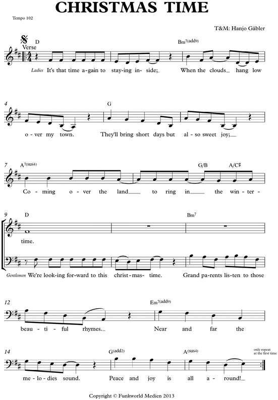 Product picture Christmas Time - Sheet Music