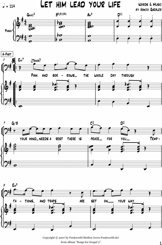 Product picture Let him lead your life