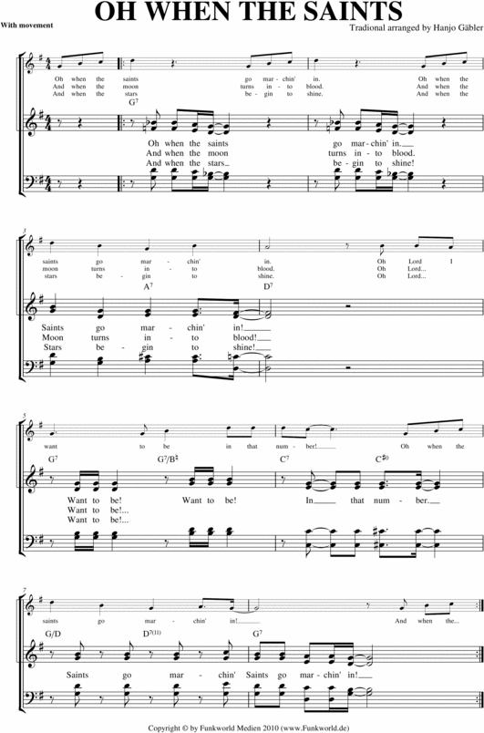 Product picture Oh when the saints - Sheet Music